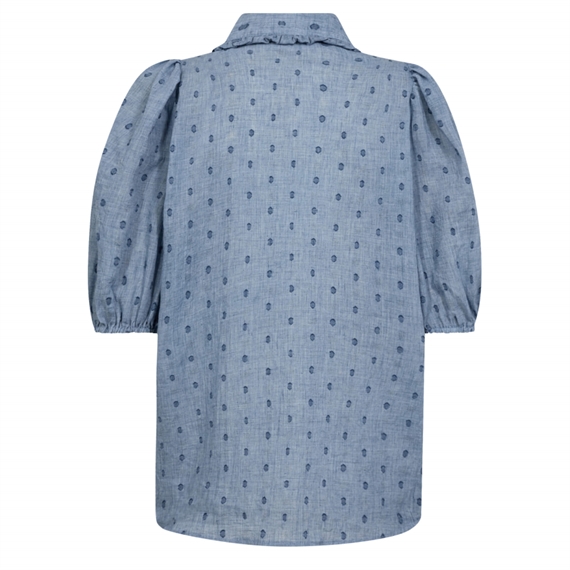 Co\'couture DottieCC SS Skjorte, Dusty Blue 